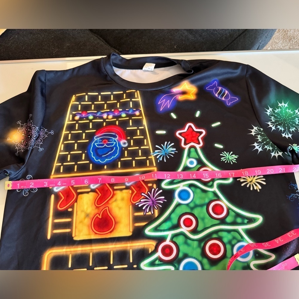 Festive Christmas Sweater - Black - Picture 4 of 7